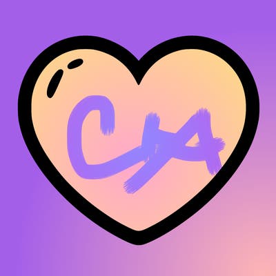 a blank heart