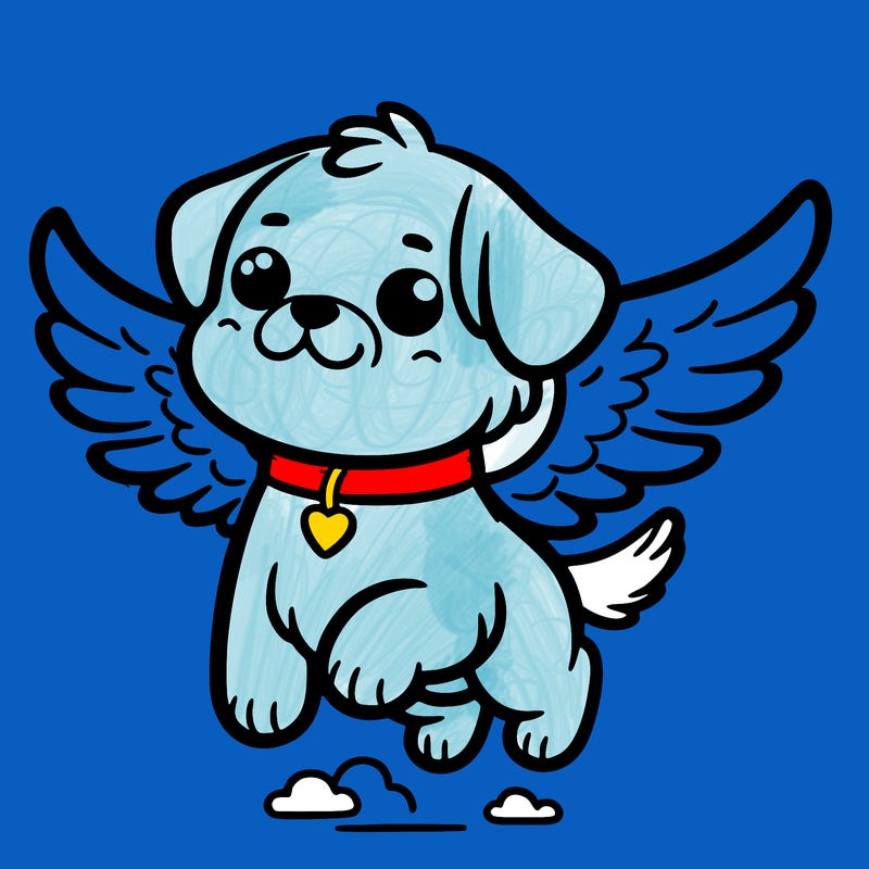 dog with wings