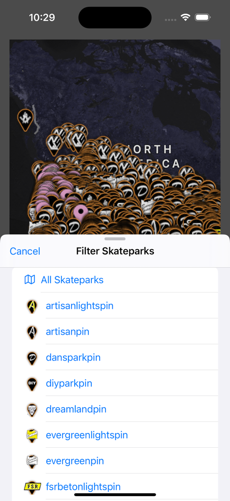 Skatepark Map - Navigation App | MWM