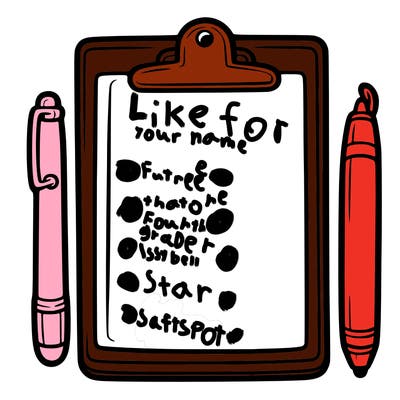 blank clip board with pen