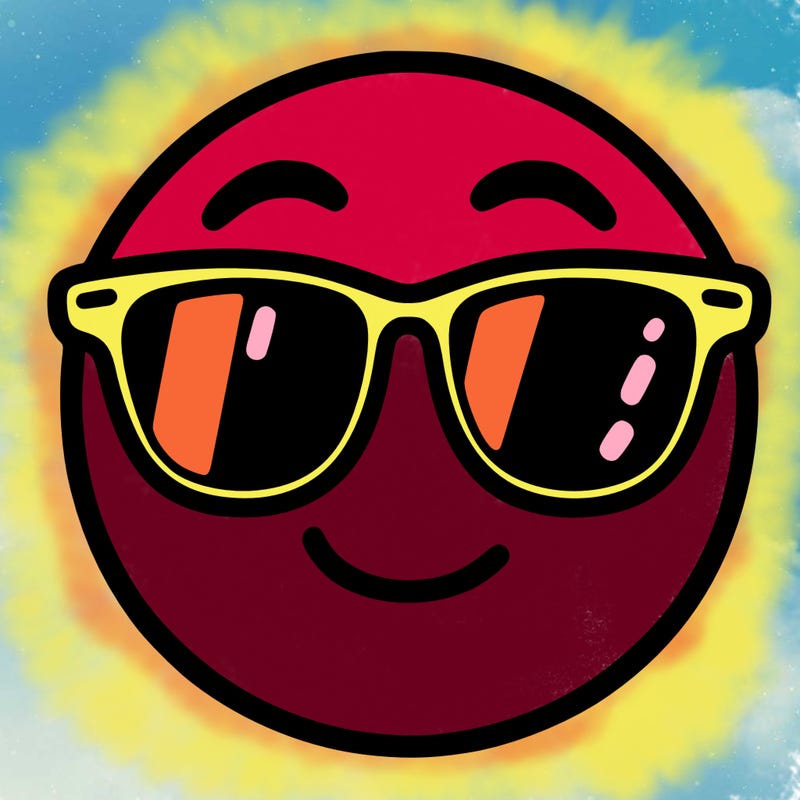 emoji with sunglasses