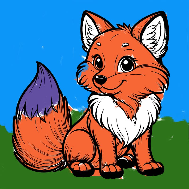 realistic fox