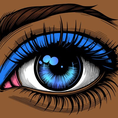 realistic eye