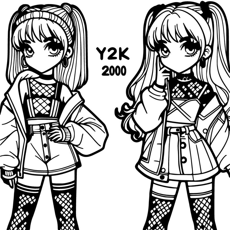 girl in y2k fashion