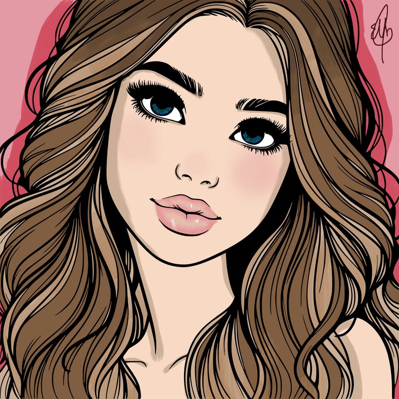 beautiful realistic girl