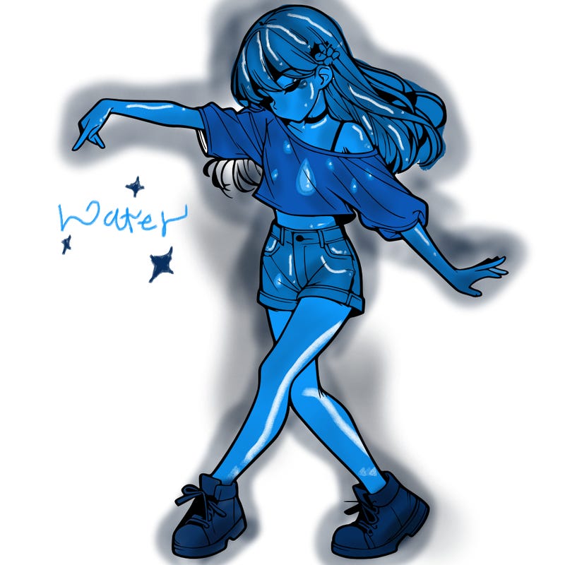 realistic girl danceing