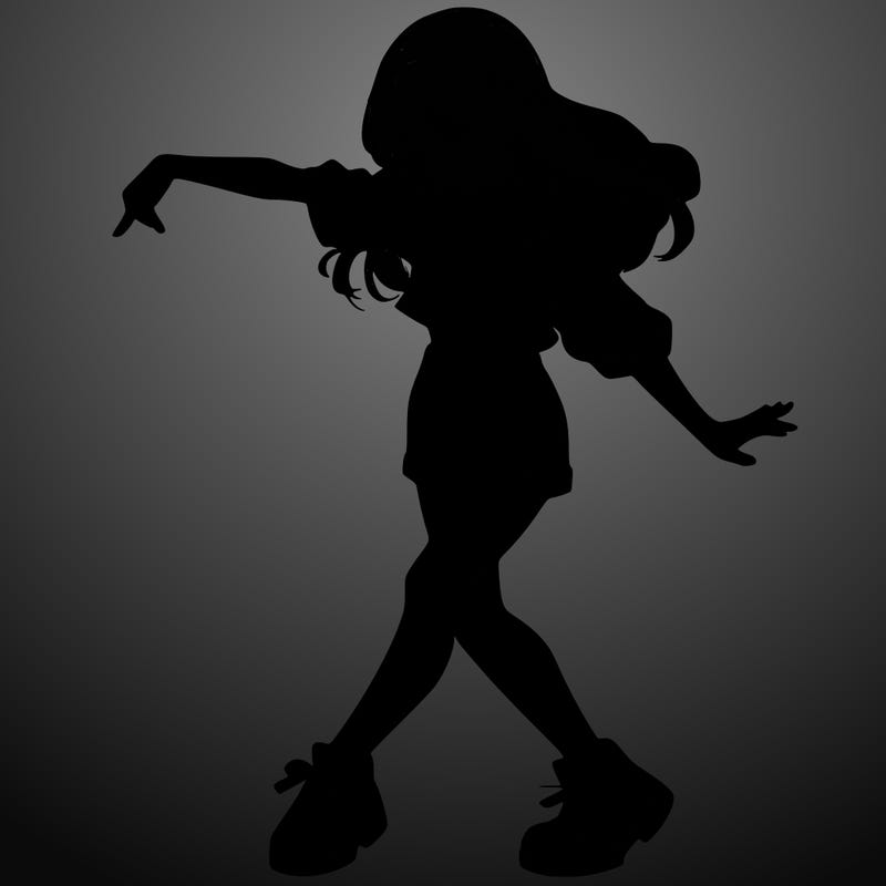 realistic girl danceing