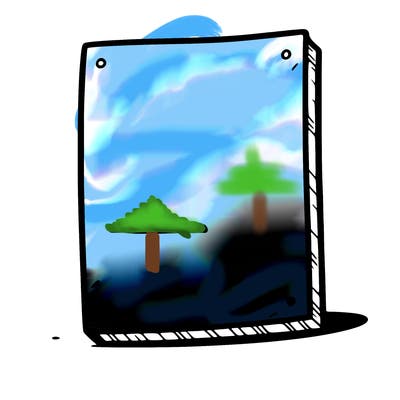 plain pice of papper