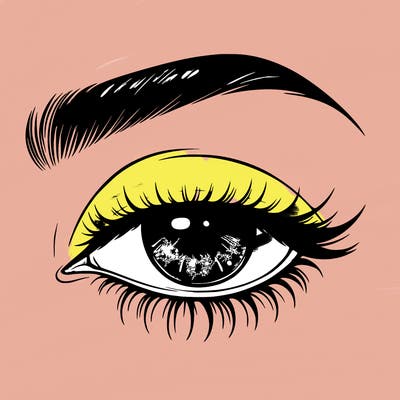 eye closed realistic