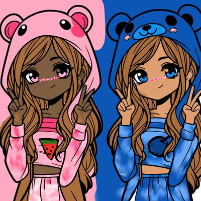 teen girl in animal costume