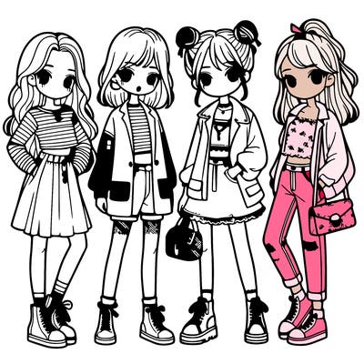 girls with fashion