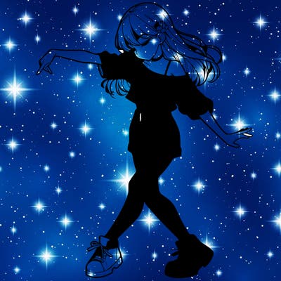 realistic girl danceing