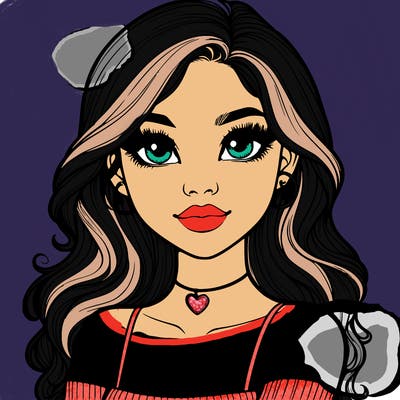 realistic pretty girl