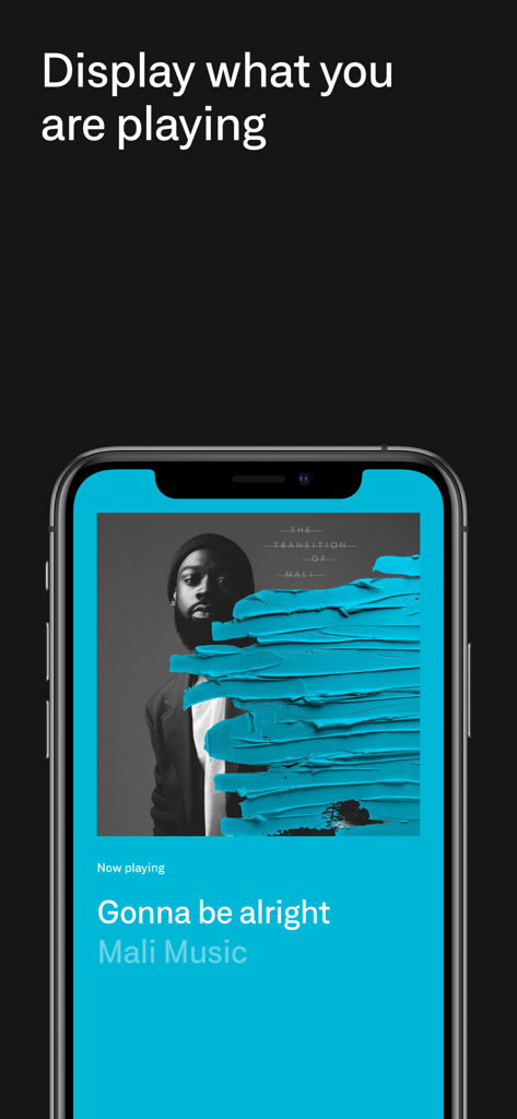 Now playing screen of the Soundtrack Enterprise Remote app displaying song title and artist on a smartphone