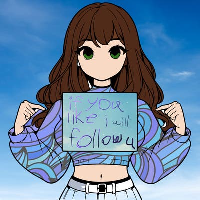 girl holding a blank sign in a long sleeve crop top
