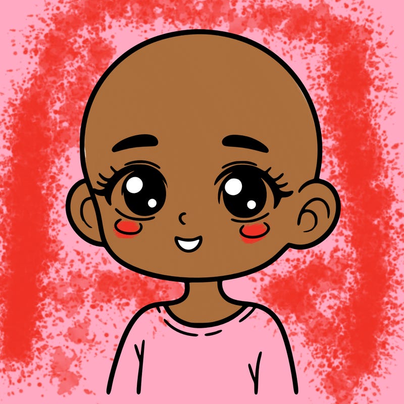 girl with no hair