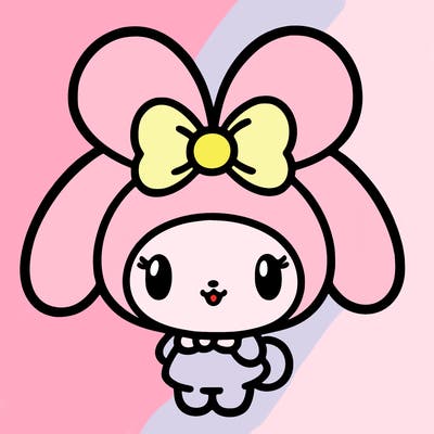 my melody from hello kitty