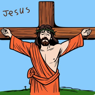 jesus on the cross