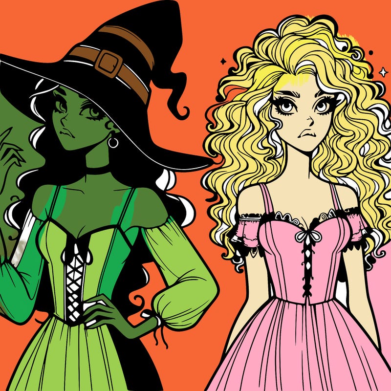 elphaba and glinda