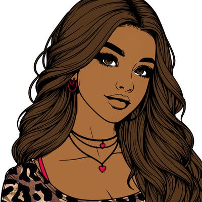 detailed realistic girl