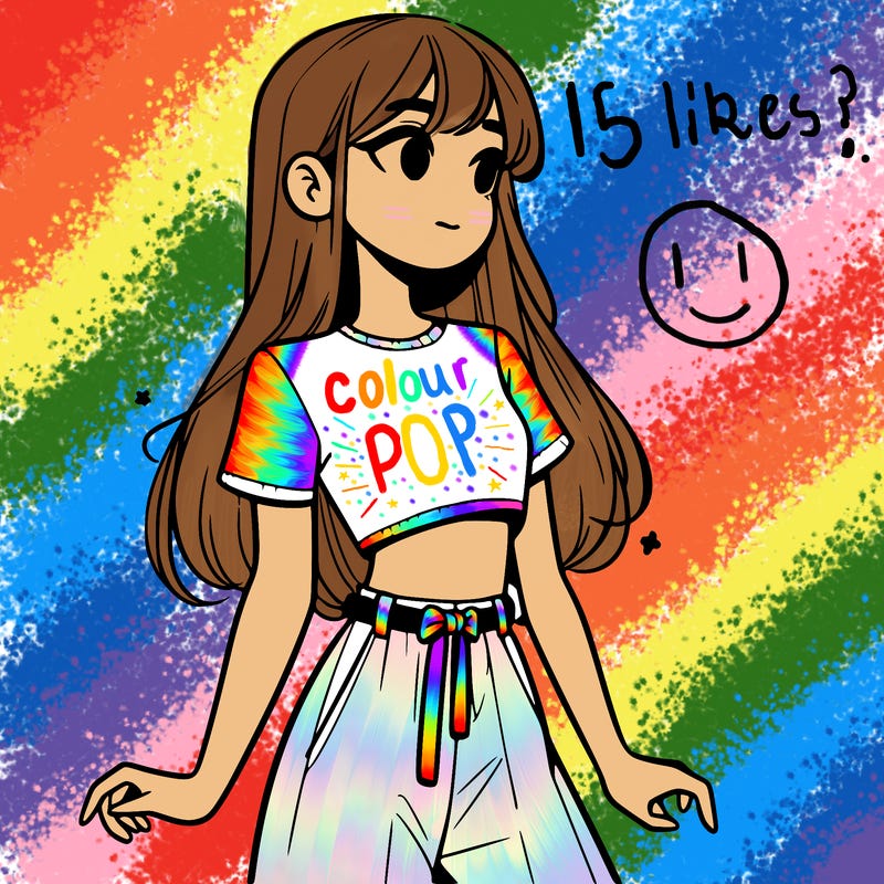 girl in a cute crop top