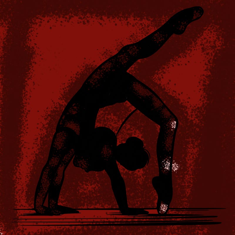 girl doing gymnastics