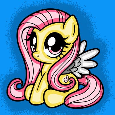 fluttershy muy little pony