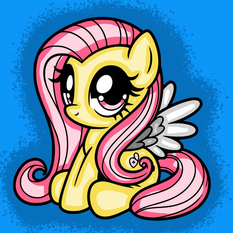 fluttershy muy little pony
