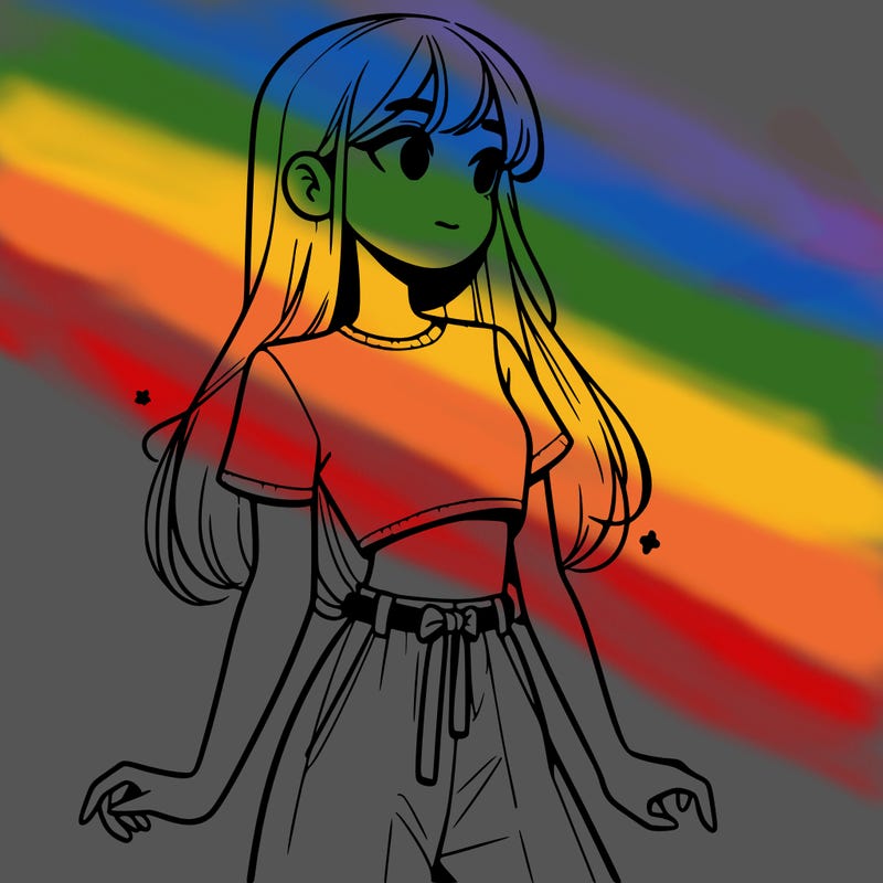 girl in a cute crop top