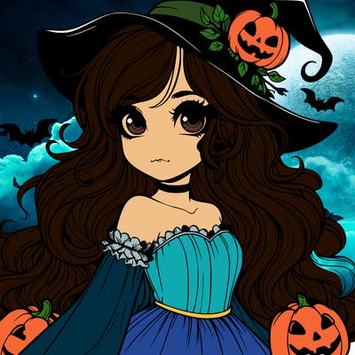 realistic girl halloween