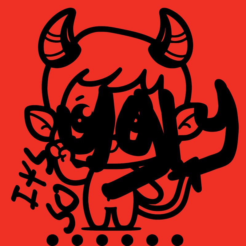 cute devil person