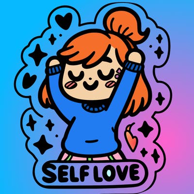 self-love sticker