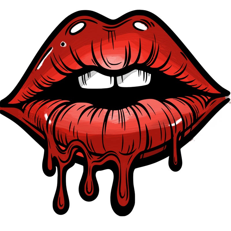 lips that look realistic and drip