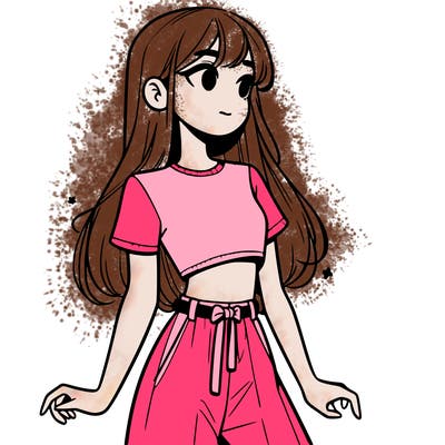 girl in a cute crop top