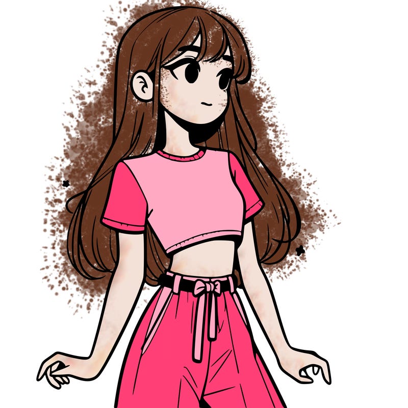 girl in a cute crop top