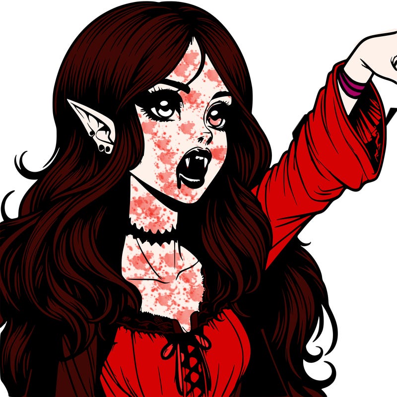 realistic vampire girl