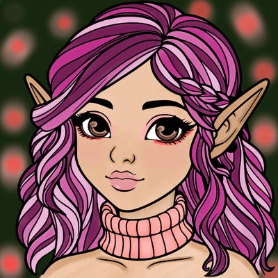 realistic girl elf