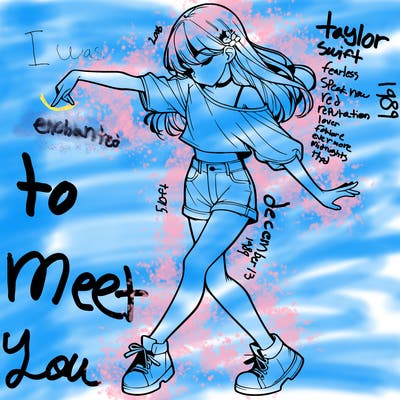 realistic girl danceing