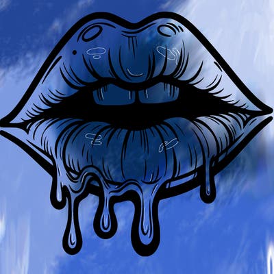 lips that look realistic and drip