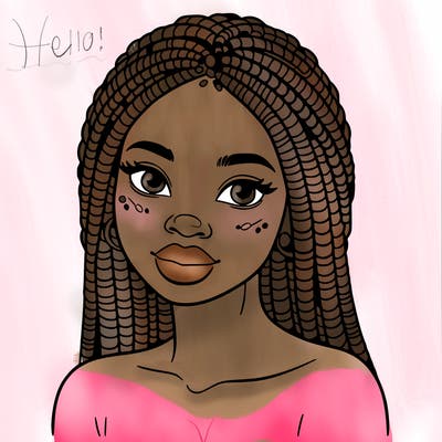 african woman with fulani braids