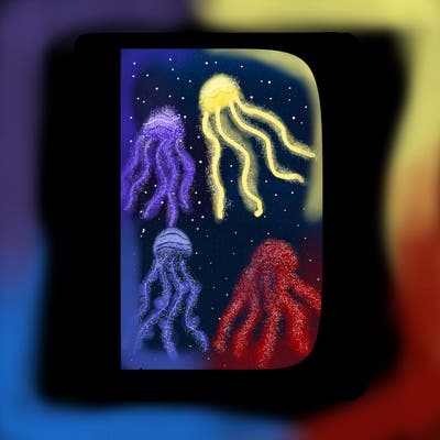 blank, realistic notebook