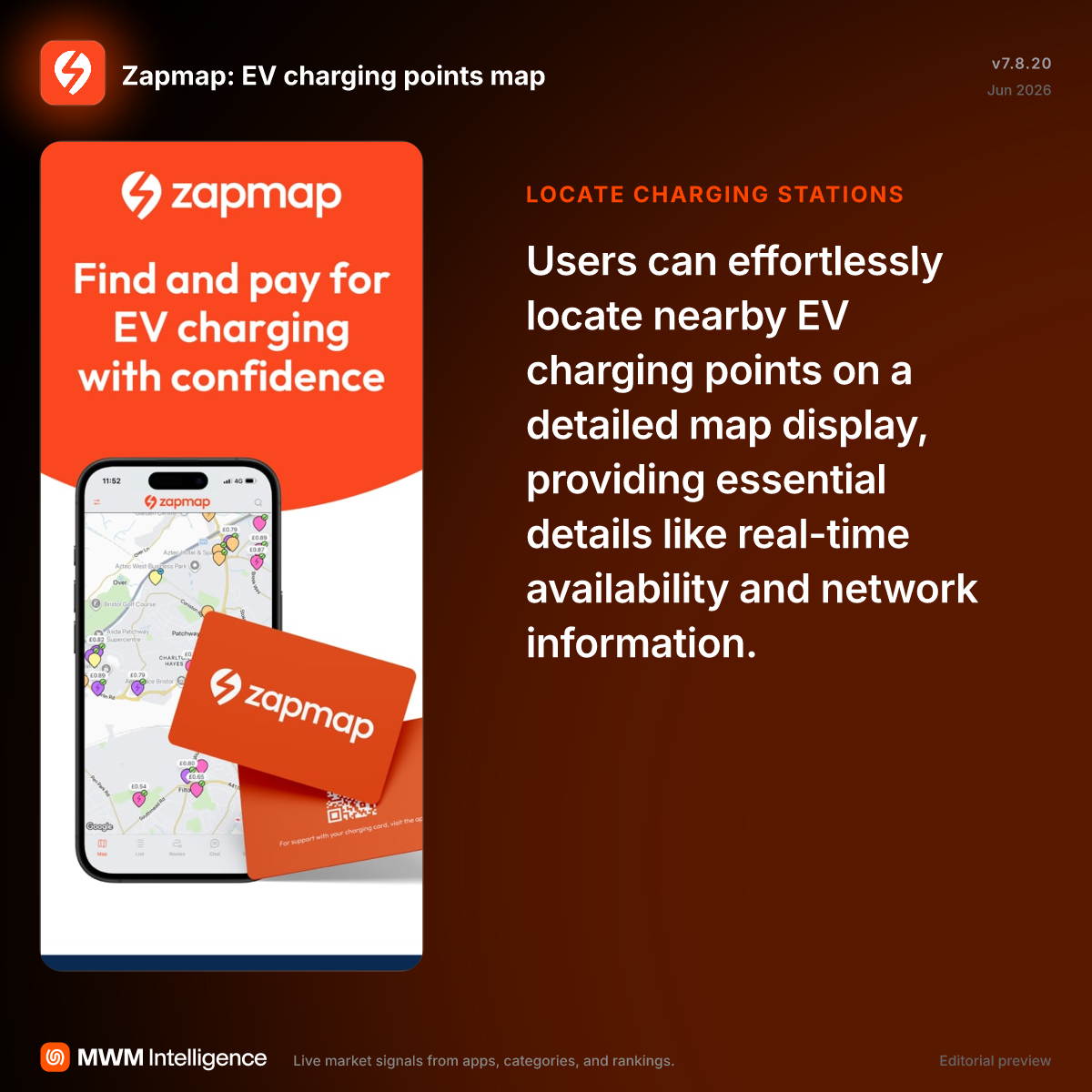 Zapmap: EV charging points map - Navigation App | MWM