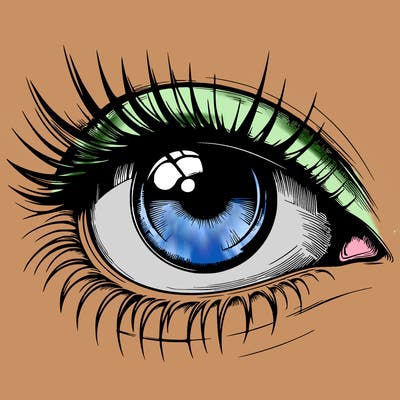 realistic eye