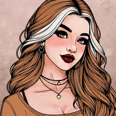 detailed realistic girl