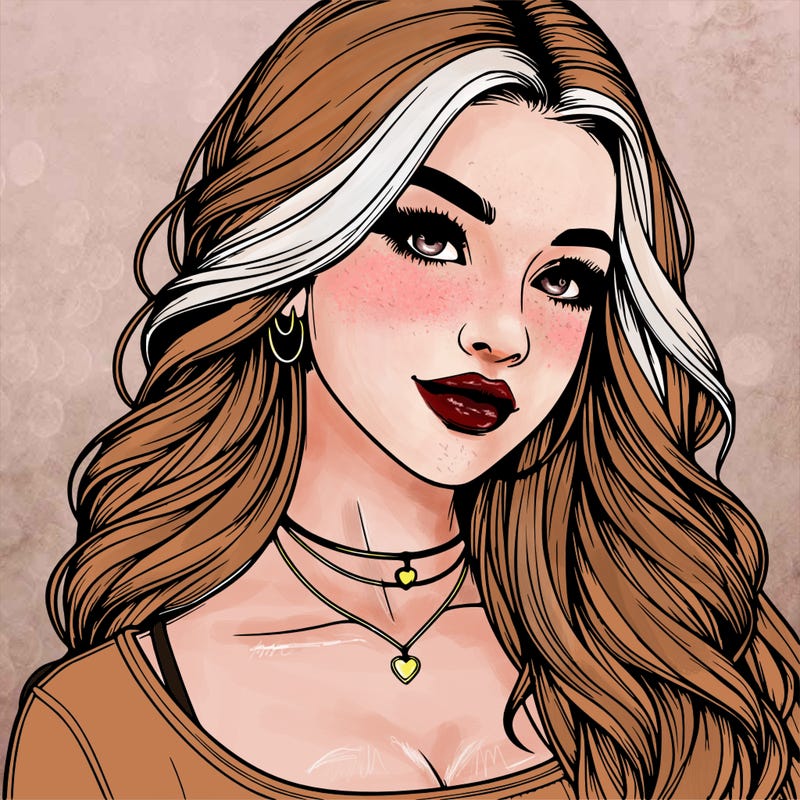 detailed realistic girl