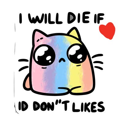 a cat that will die if we don’t get 10 likes