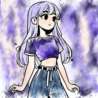 girl in a cute crop top