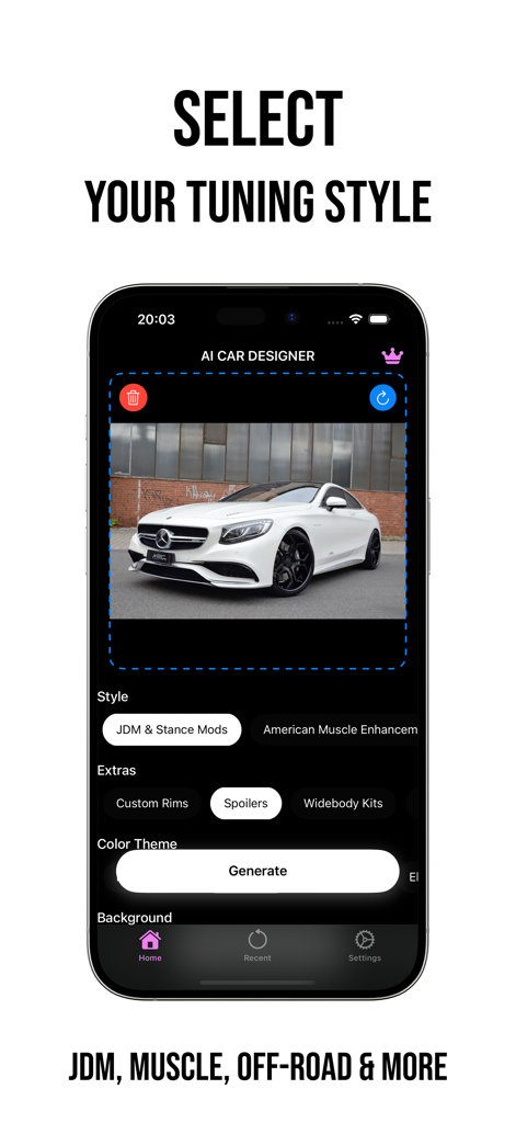 AI Car Designer - AutoMod | Visualize Your Dream Car Build