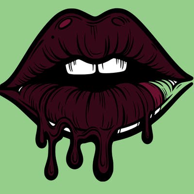 lips that look realistic and drip