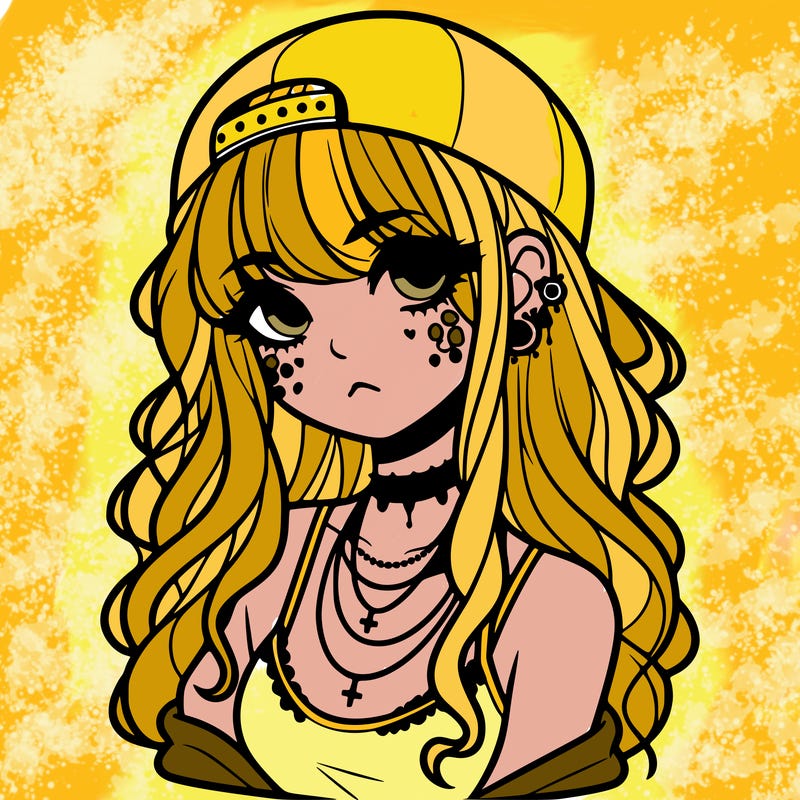 scene girl aesthetic